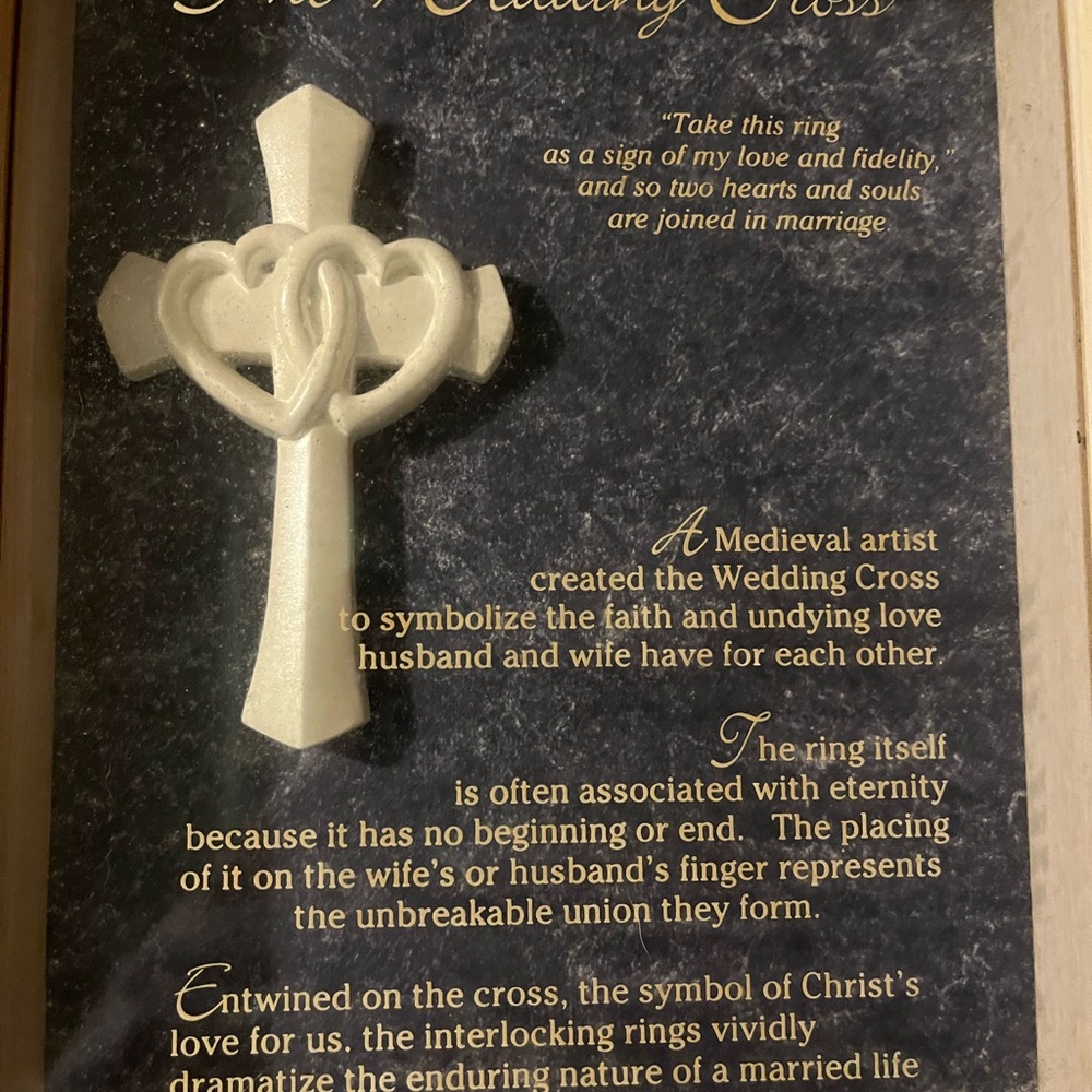 The wedding cross picture